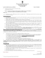 Notification - Income Tax Department