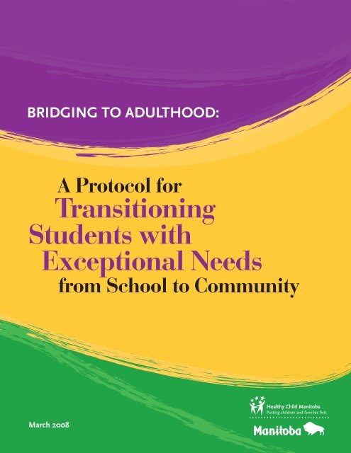 Bridging to Adulthood - Government of Manitoba