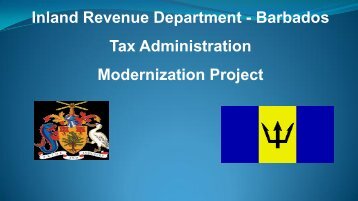 IRD Barbados Tax Administration Modernization Project