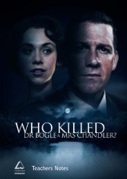 Who Killed Dr Bogle & Mrs Chandler Teachers Notes