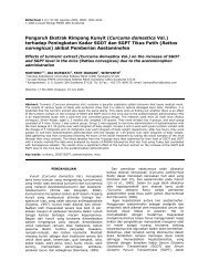 Pengaruh Ekstrak Rimpang Kunyit (Curcuma domestica Val ... - UNS