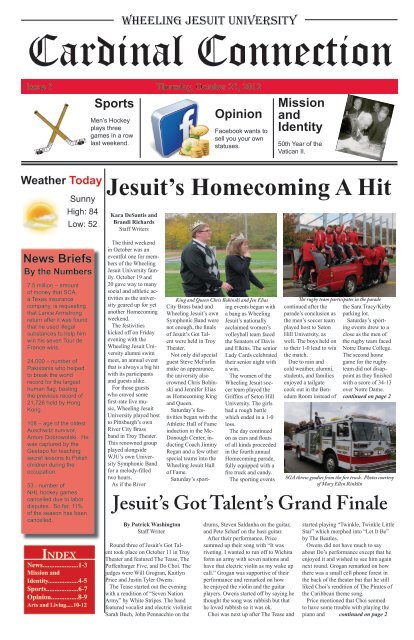 Jesuit's Homecoming A Hit - Wheeling Jesuit University