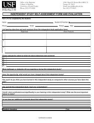 independent study self-assessment form and evaluation