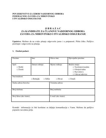 Prijavni obrazac za kandidate za Nadzorni odbor PIO.pdf