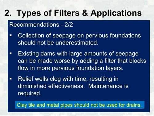 FEMA Filter Manual