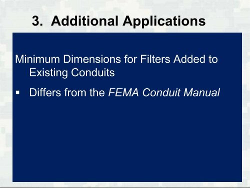 FEMA Filter Manual