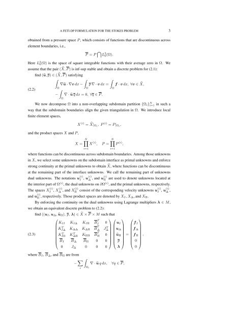 On the selection of primal unknowns for a FETI-DP formulation of the ...