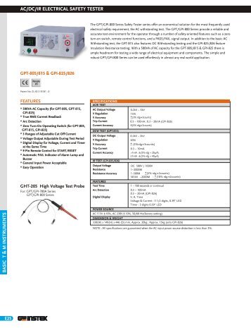 Brochure & Technical Specifications - Miko-Kings Instruments Ltd