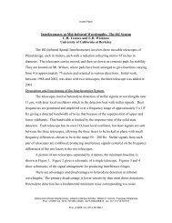 Proc. of SPIE Vol. 7013 70130D-1 - The UC Berkeley Infrared ...