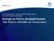 Energie en CO2 in de staalindustrie - kivi niria