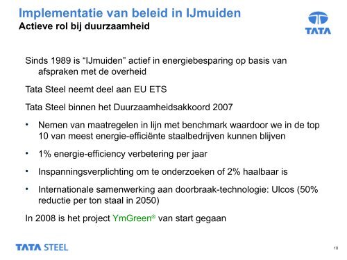 Energie en CO2 in de staalindustrie - kivi niria