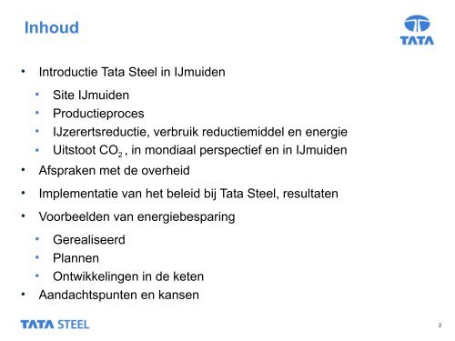 Energie en CO2 in de staalindustrie - kivi niria