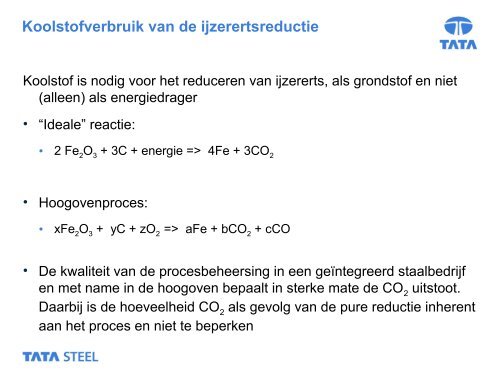 Energie en CO2 in de staalindustrie - kivi niria