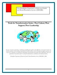 Peer Culture/Peer Support/Peer Leadership - Department of ...