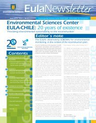 Environmental Sciences Center EULA-CHILE: 20 years of existence