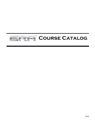 ERA 'Net Class Catalog - Reynolds and Reynolds