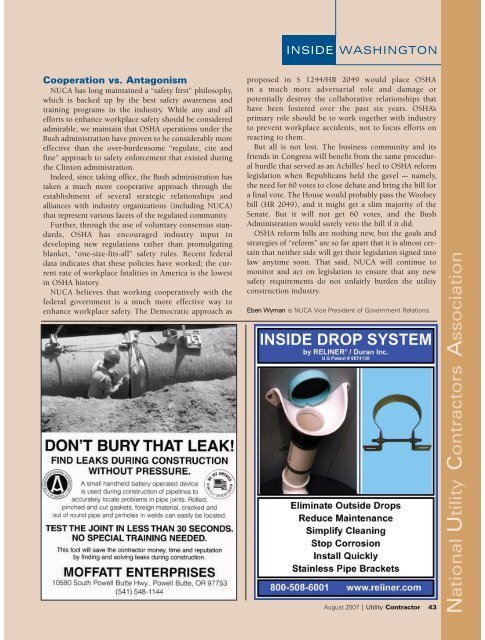 View Full August PDF Issue - Utility Contractor Online