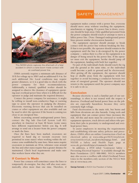 View Full August PDF Issue - Utility Contractor Online