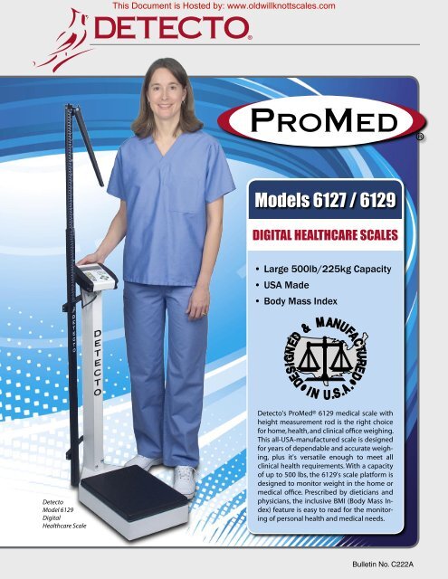 Detecto 6129 Physician Scale 