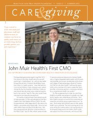 John Muir Health's First CMO