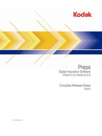 Preps 5.3.x Series Release Notes - Kodak