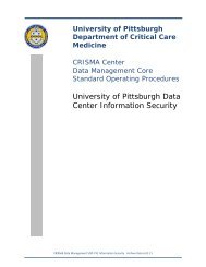 Standard Operating Procedures for Data Storage and Management ...