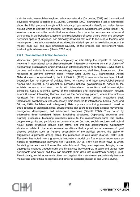 Networks - a briefing paper for the Health Foundation - Centre for ...