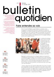 Bulletin Quotidien No8 - International Red Cross and Red Crescent ...