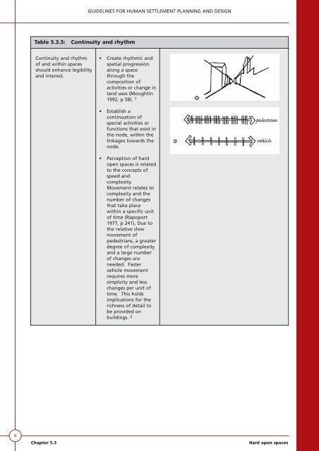 VOLUME 1 HUMAN SETTLEMENT PLANNING AND ... - CSIR