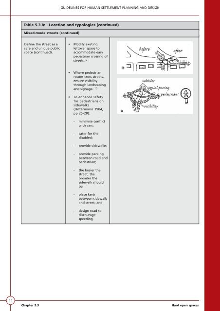 VOLUME 1 HUMAN SETTLEMENT PLANNING AND ... - CSIR