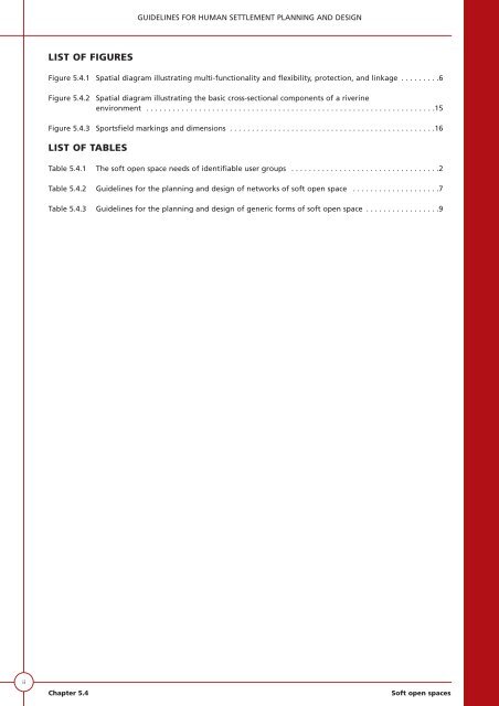 VOLUME 1 HUMAN SETTLEMENT PLANNING AND ... - CSIR