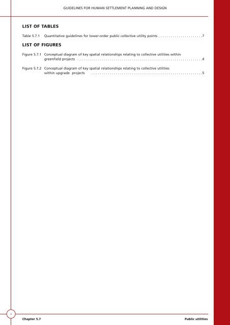 VOLUME 1 HUMAN SETTLEMENT PLANNING AND ... - CSIR