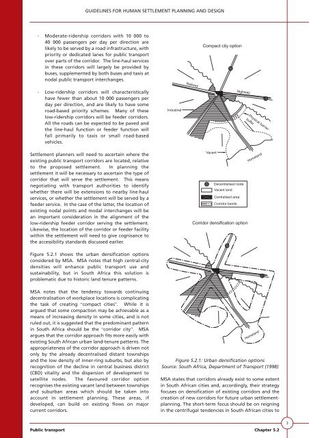 VOLUME 1 HUMAN SETTLEMENT PLANNING AND ... - CSIR