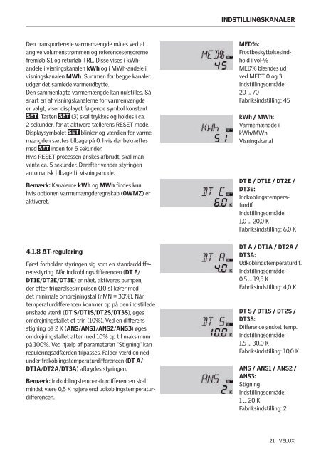 Brugsvejledning Directions for use Bedienungsanweisung ... - Velux