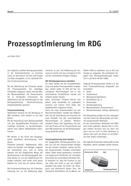 Prozessoptimierung im RDG