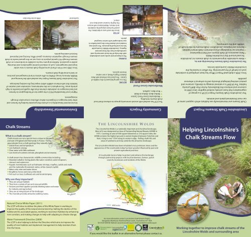 Helping Lincolnshire's Chalk Streams Flow - Lincolnshire Wolds ...