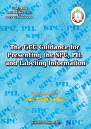 The GCC Guidance for Presenting the SPC, PIL and Labeling ...