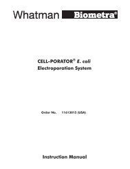 E Coli Pulser User Manual - LABRepCo