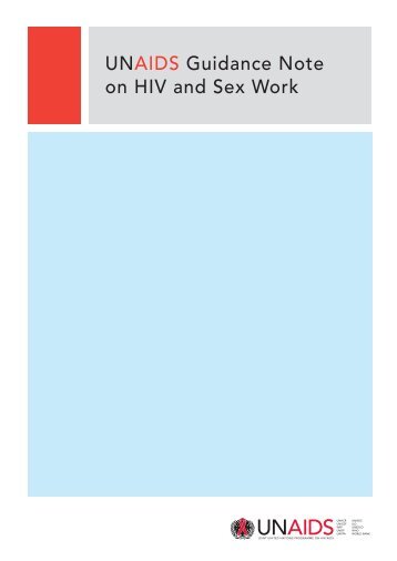 UNAIDS Guidance Note on HIV and Sex Work (2009)