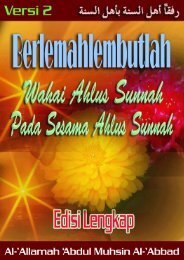 Berlemah Lembutlah Wahai Ahlus Sunnah Kepada ... - Abu Zubair