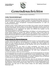 Gemeindenachrichten - Hallwang