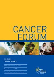 Palliative care and cancer - Cancer Forum