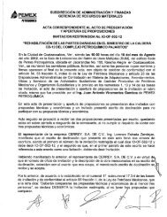 ACTA APERTURA DE PROPOSICIONES.pdf - Pemex PetroquÃ­mica