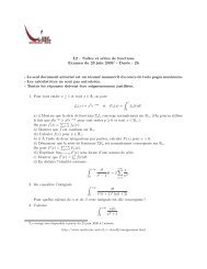 L2 â Suites et sÃ©ries de fonctions Examen du 23 juin 20091 - DurÃ©e ...