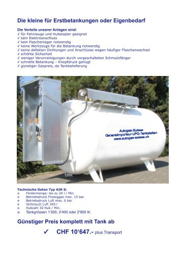 HAWA Tankstellen - Autogas-Suisse