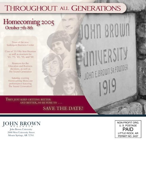 Summer 2005 - John Brown University