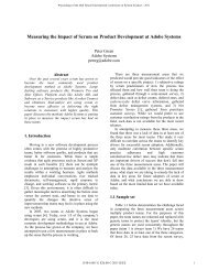 Measuring the Impact of Scrum on Product Development at Adobe ...