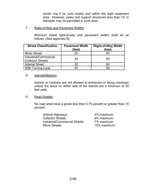 article 2 design and development standards - Spartanburg County