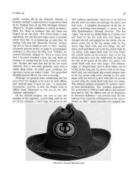 United States Army Headgear 1855-1902 - Libreria Militare Ares