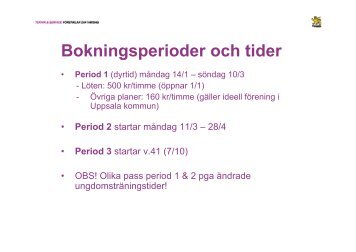 Fotbollsinformation - Interbook - Uppsala kommun